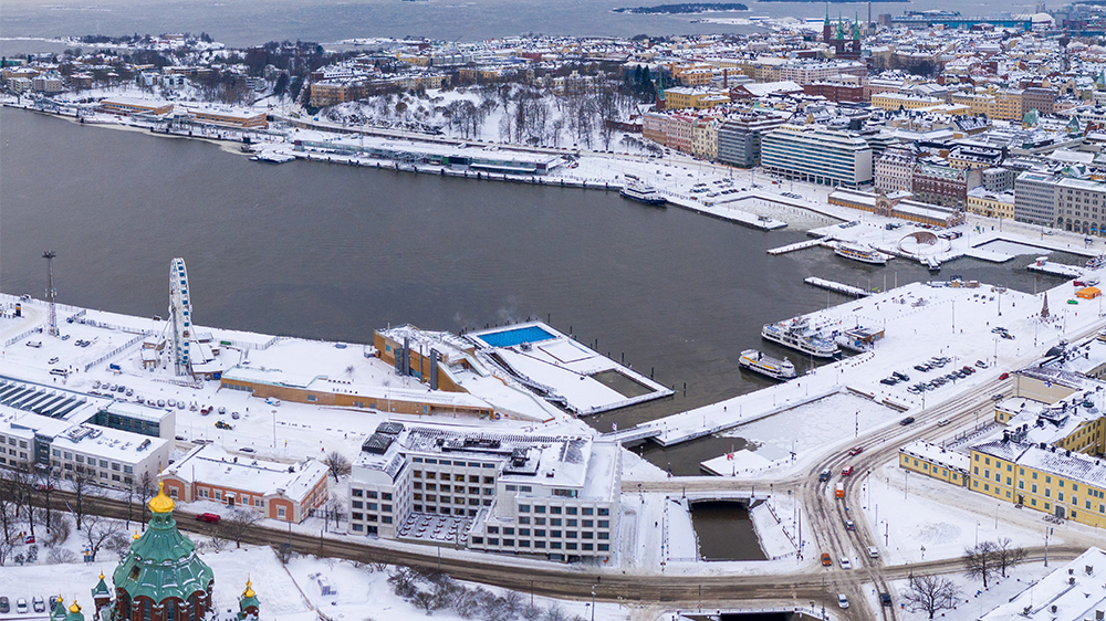 Södra hamnen i Helsingfors.