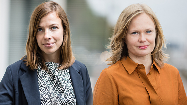 Ministrarna Li Andersson och Hanna Kosonen.
